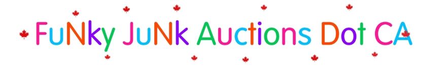 funky junk auctions dot ca logo bar