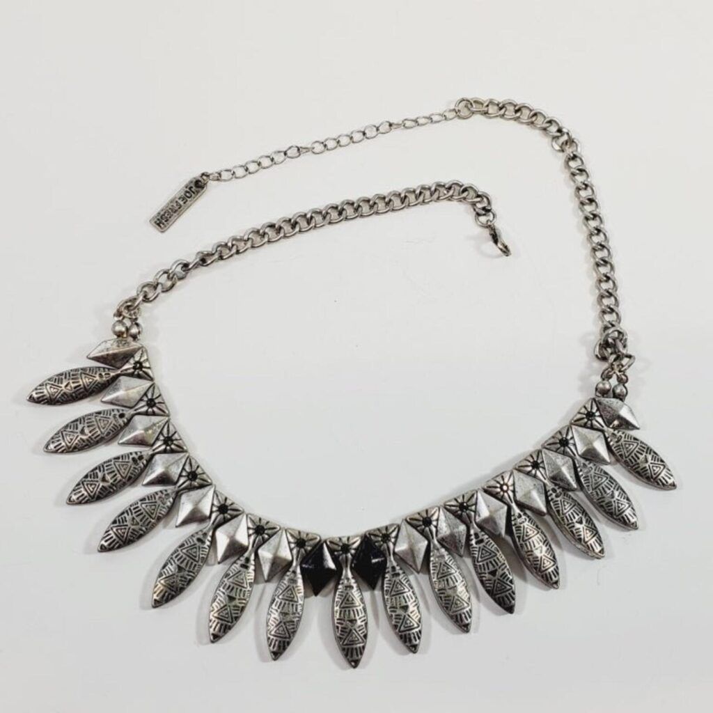 Tribal-Inspired Geometric Statement Necklace
