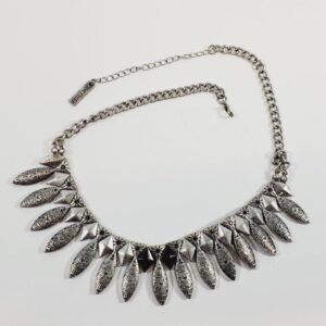 Tribal-Inspired Geometric Statement Necklace