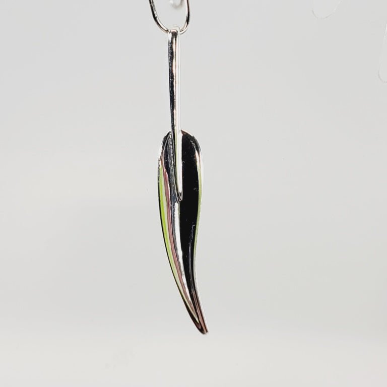 Leaf Pendant 3" long