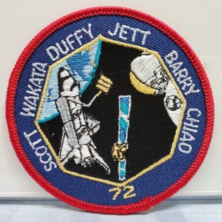 NASA 3" Patch 72 Duffy Jett Barry Chiao Wakata Scott