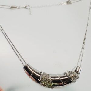 Vintage Sliding-Bead Necklace 16–18"