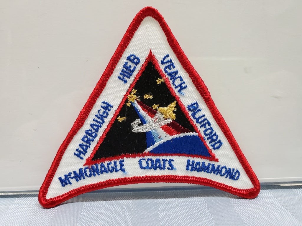 NASA Patch Harbaugh McMonagle Bluford Veach Coats Hammond Hieb