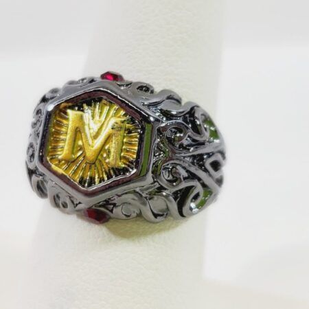 Monogrammed M Men's Ring Size 9