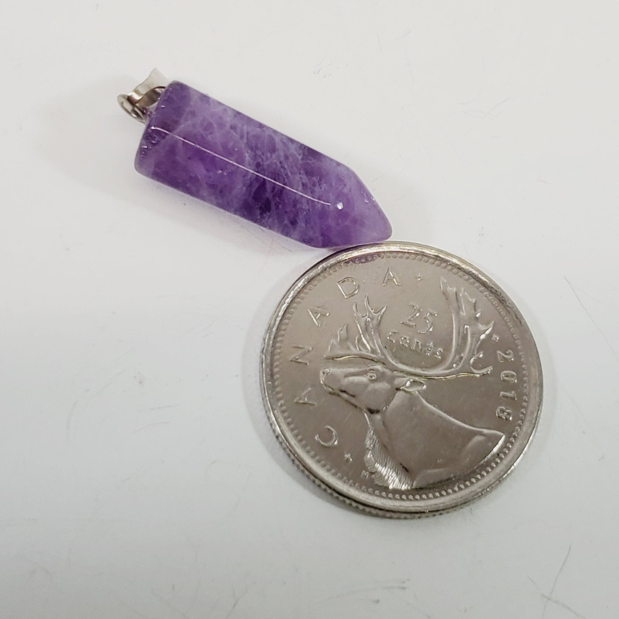 Amethyst Pendulum Pendant - Image 2