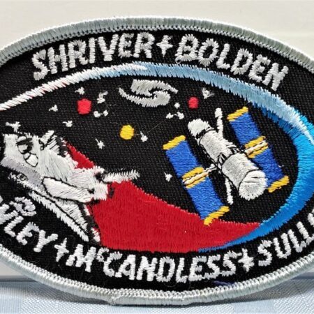 NASA Patch Shriver Bolden Hawley McCandless Sullivan
