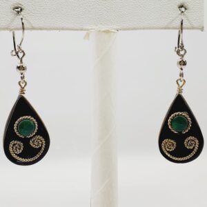 Vintage Natural Material Pierced Earrings