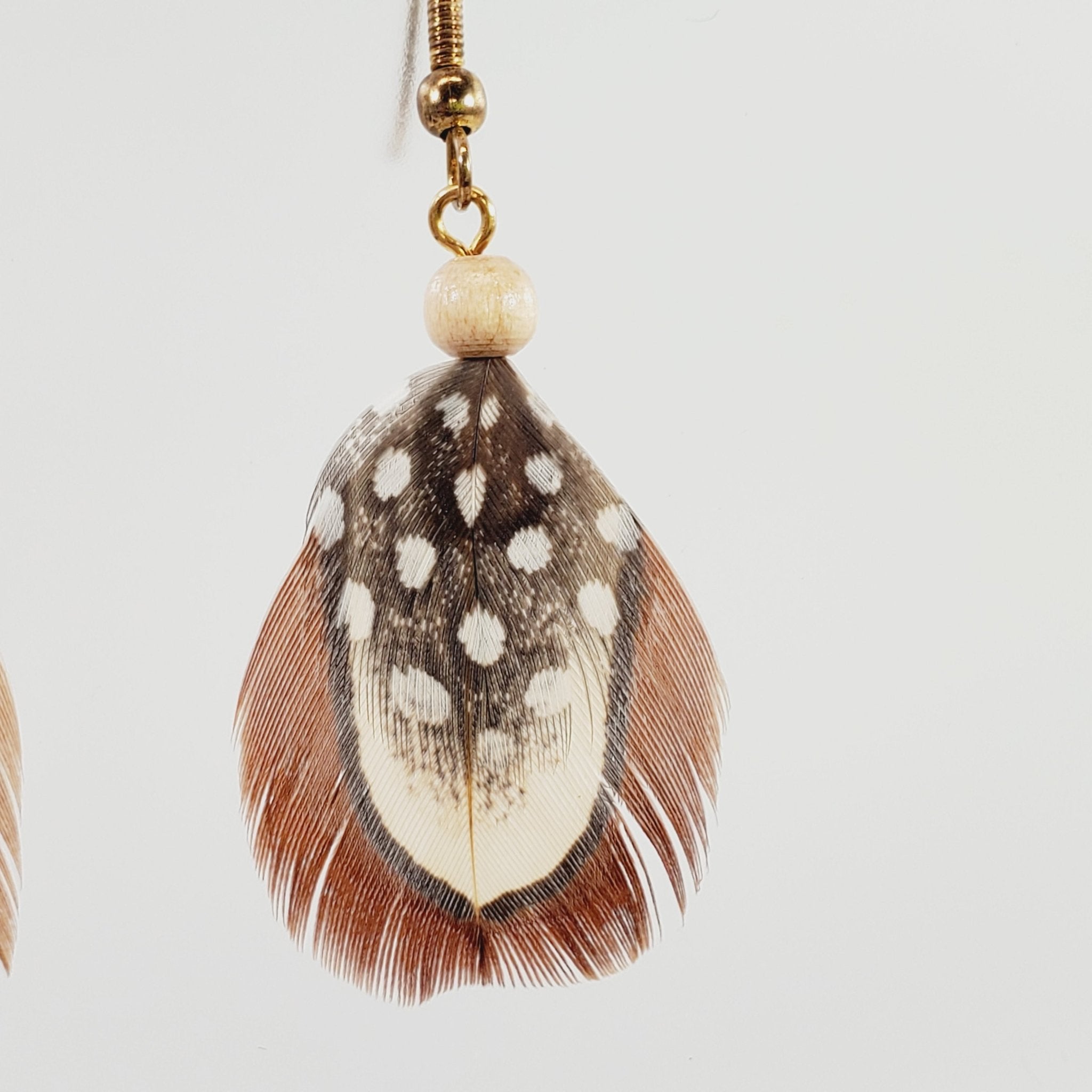Real Feather Pierced Earrings - Image 2