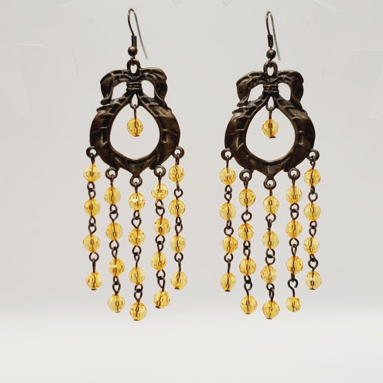 Vintage Long Dangle Earrings