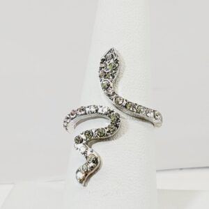 Crystal Snake Ring Size 7.5