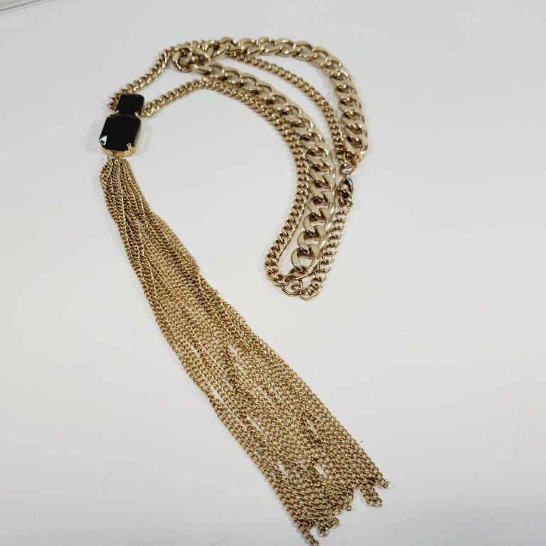 1980's Statement 16" Necklace with a 9" Pendant - Image 7