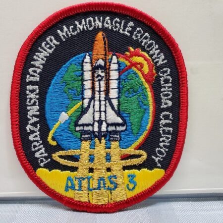 NASA Patch Atlas 3 Tanner McMonagle Brown Ochoa +