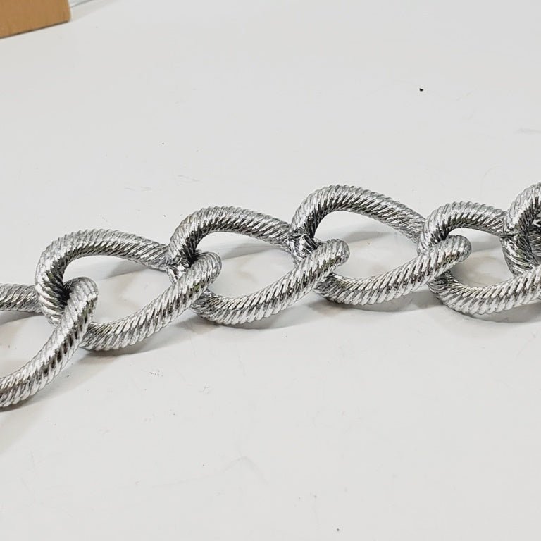 Metal Beads and Chain Necklace 24" - Image 4