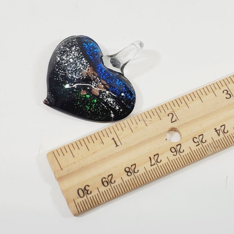 Murano Art Glass Heart Pendant - Image 3
