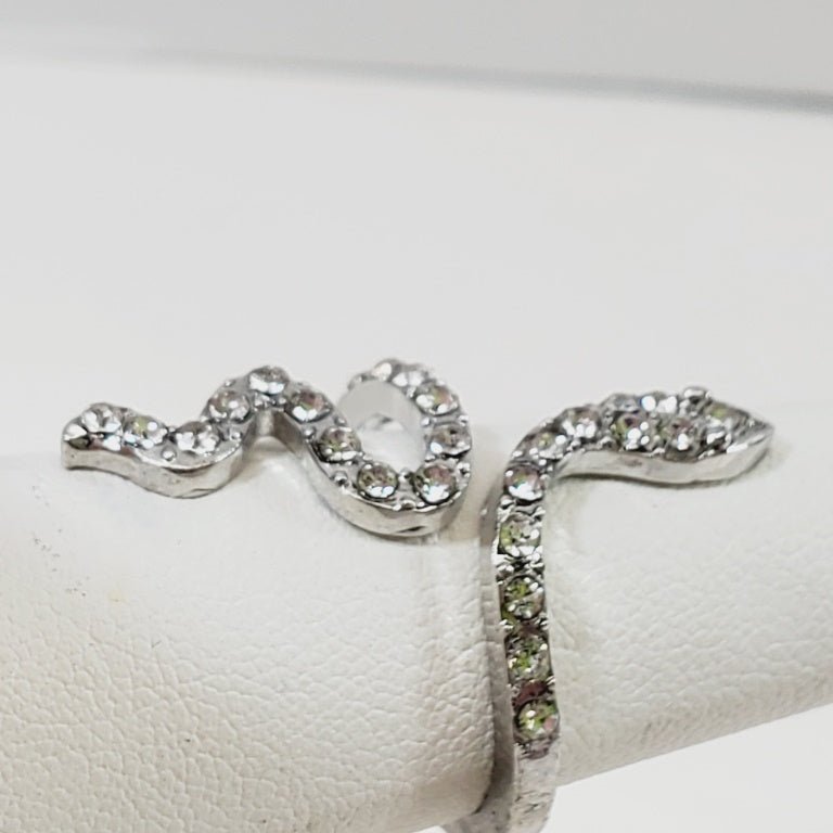 Crystal Snake Ring Size 7.5 - Image 2
