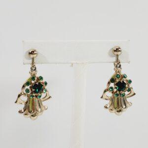 Vintage Crystal Screw-Back Earrings