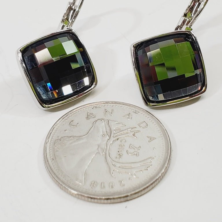Crystal Pierced Earrings - Image 3
