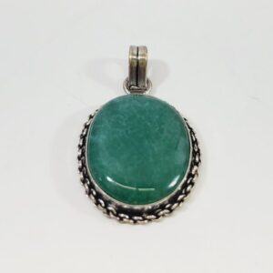 Green Chalcedony Pendant