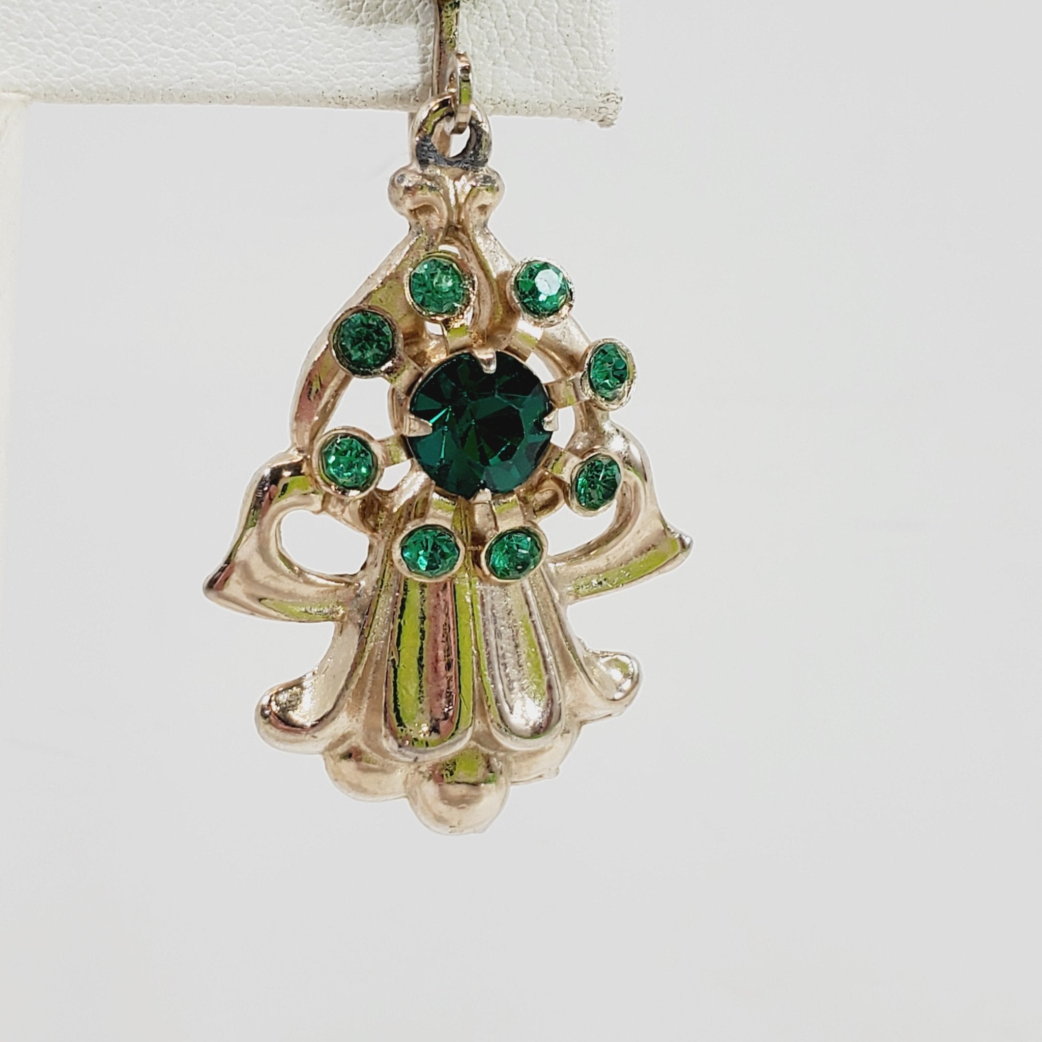 Vintage Crystal Screw-Back Earrings - Image 2