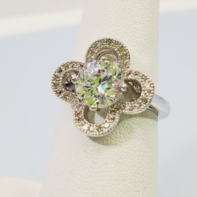 Crystal Ring Size 6 - Image 2