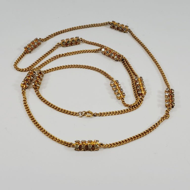 Vintage Long Chain Necklace 36"