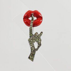 Shhhh Brooch