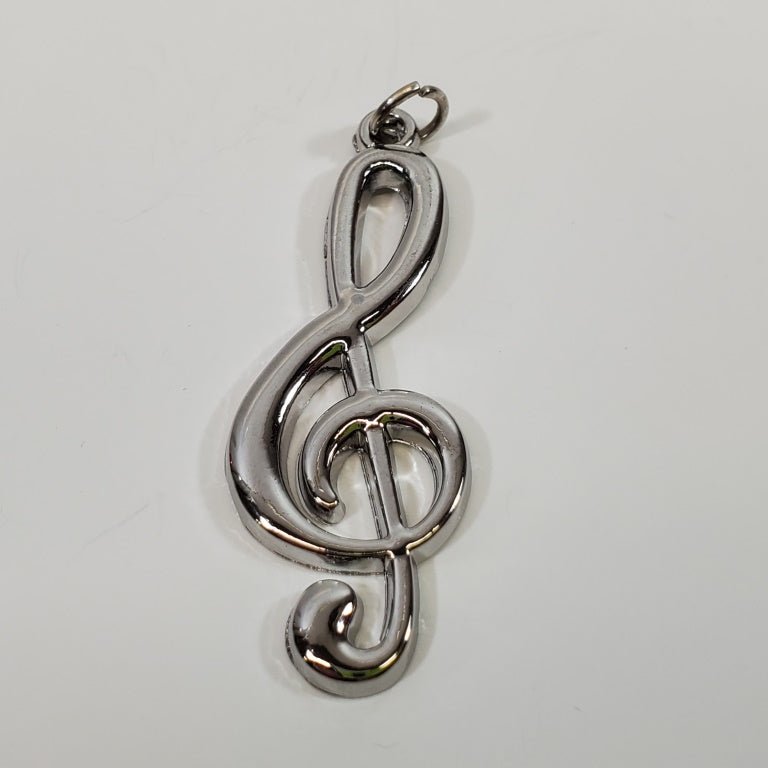 Music Note Treble Clef Pendant