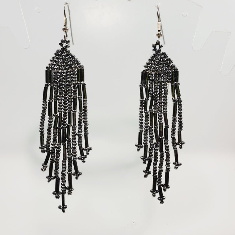 Glass Beaded Bo Ho Earrings