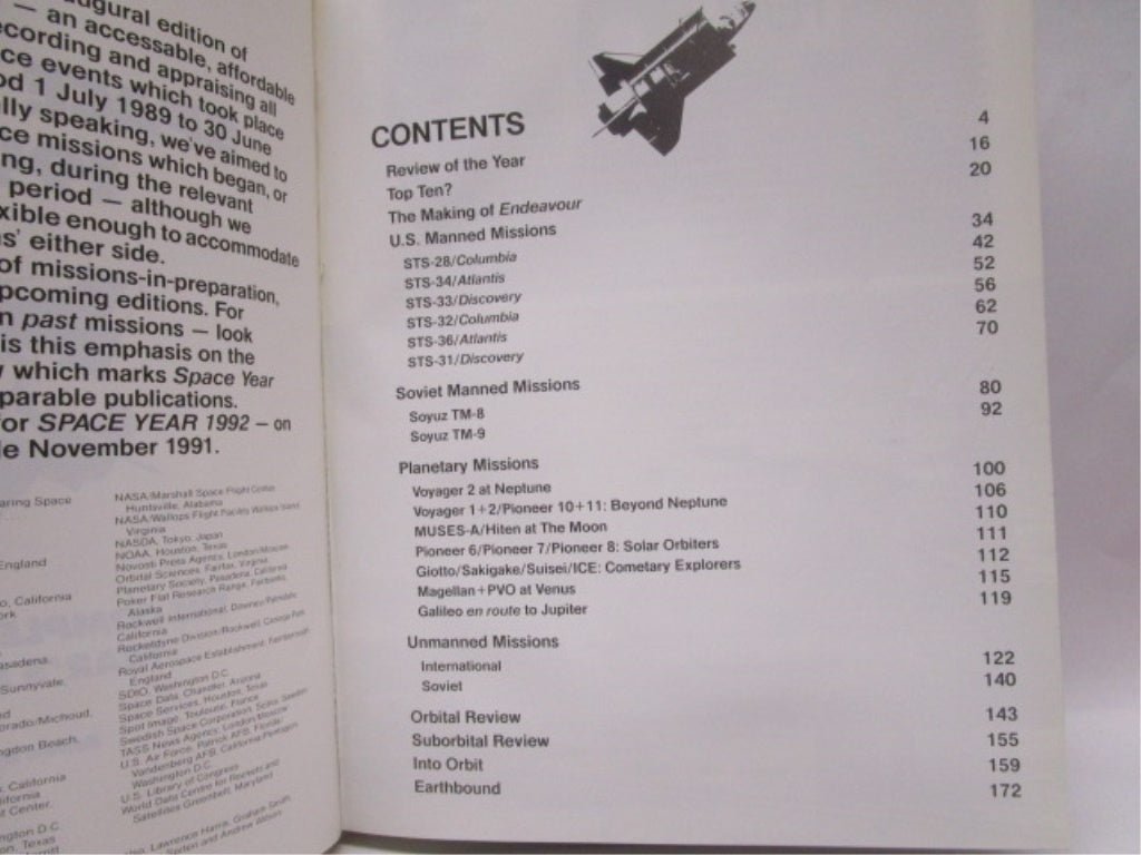Space Year 1991: The Complete Record of the Year's Space Events edited by Nigel Macknight. - Image 4