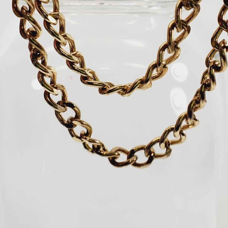 Vintage 2 Strand Chain Necklace - Image 3