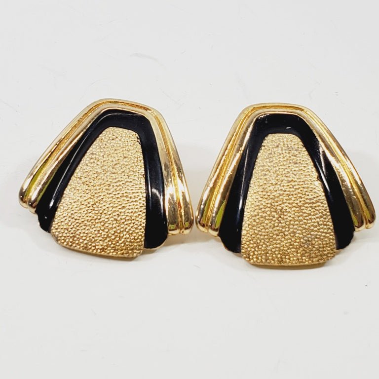 1986 Vintage Pierced Earrings Signed JJ