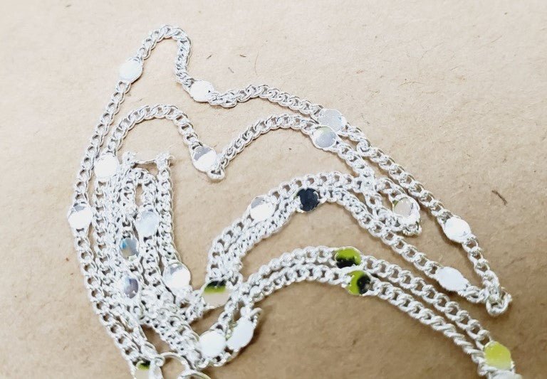 Dainty Chain with Heart Pendant 18" - Image 6