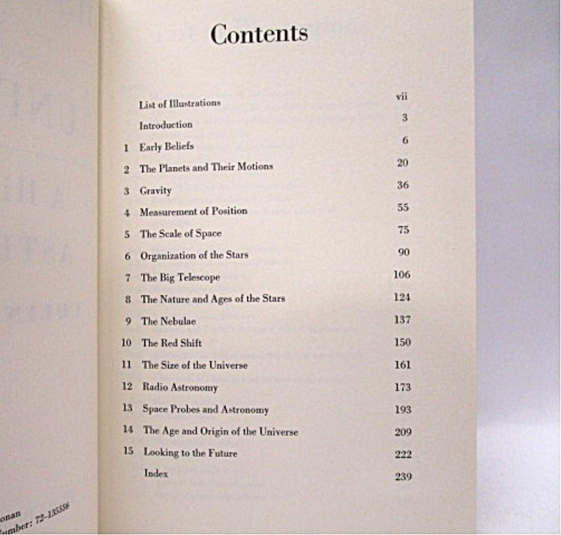 Discovering the Universe: A History of Astronomy by Colin A. Ronan Hardcover Book - Image 5