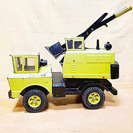 1967 Green Tonka Mighty Shovel 3930 Pressed Steel Toy [50]