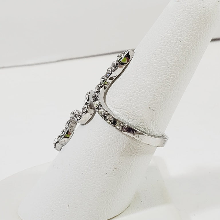 Crystal Snake Ring Size 7.5 - Image 3