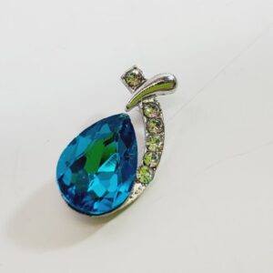 Ice Blue Crystal Pendant