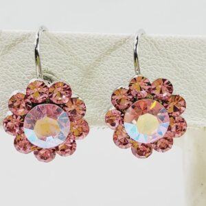 Pink Crystal Earrings