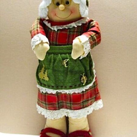 Vintage Mrs Santa Claus Figure