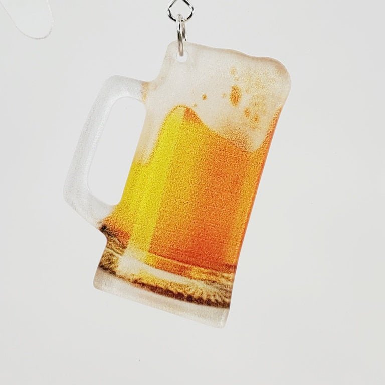 Beer in a Glass Pierced Earrings - Image 2