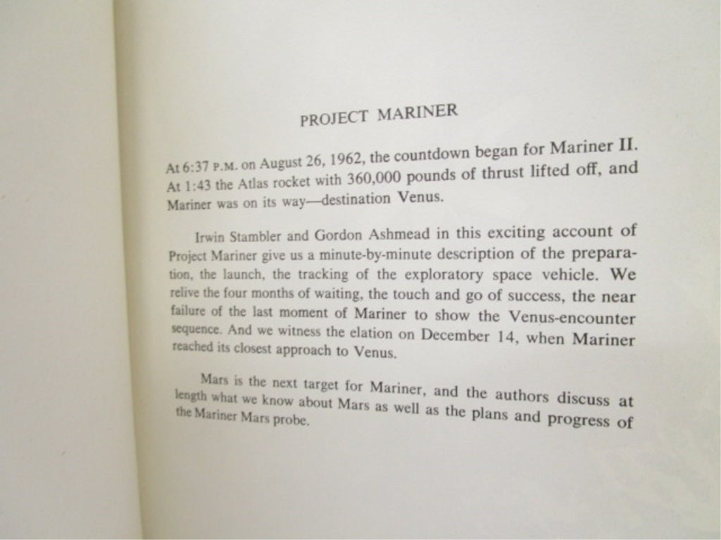 Project Mariner by Irwin Stambler and Gordon Ashmead, published in 1964 - Image 6