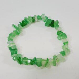 Green Aventurine Gemstone Chip Bracelet