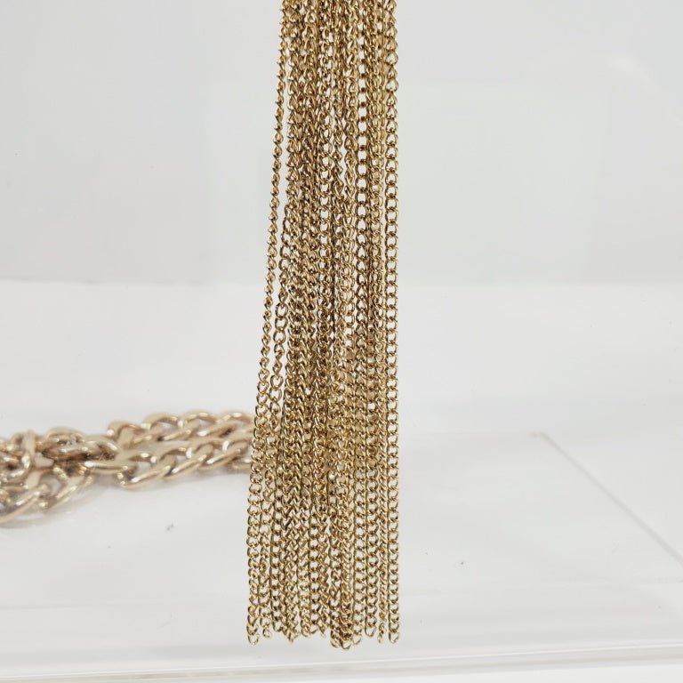 1980's Statement 16" Necklace with a 9" Pendant - Image 6