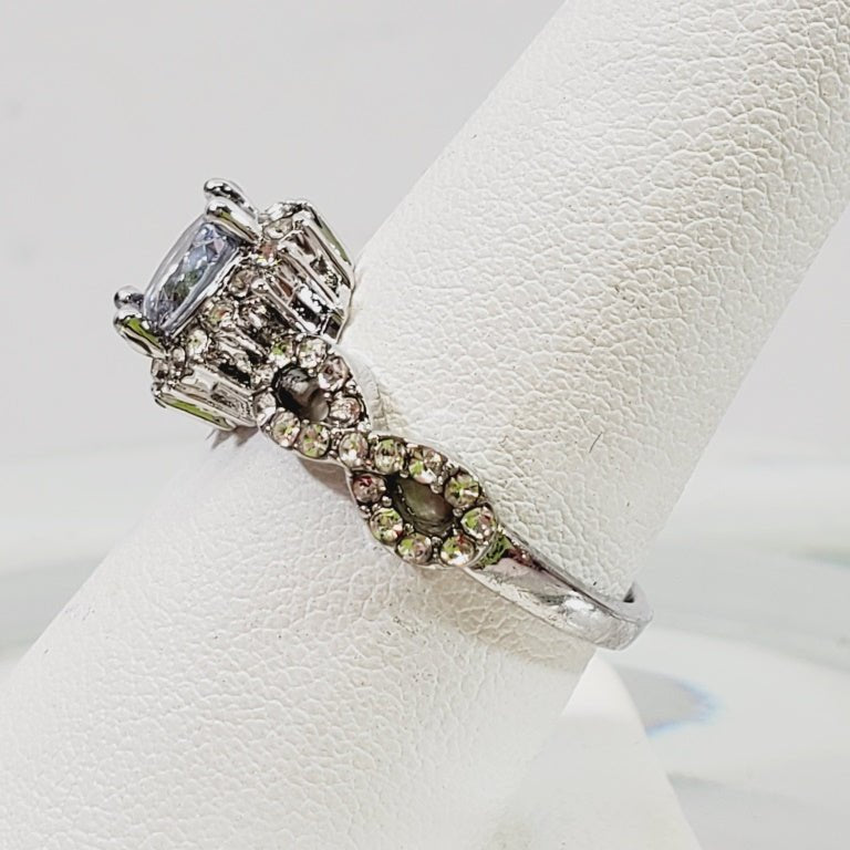 Crystal Ring Size 8 - Image 2