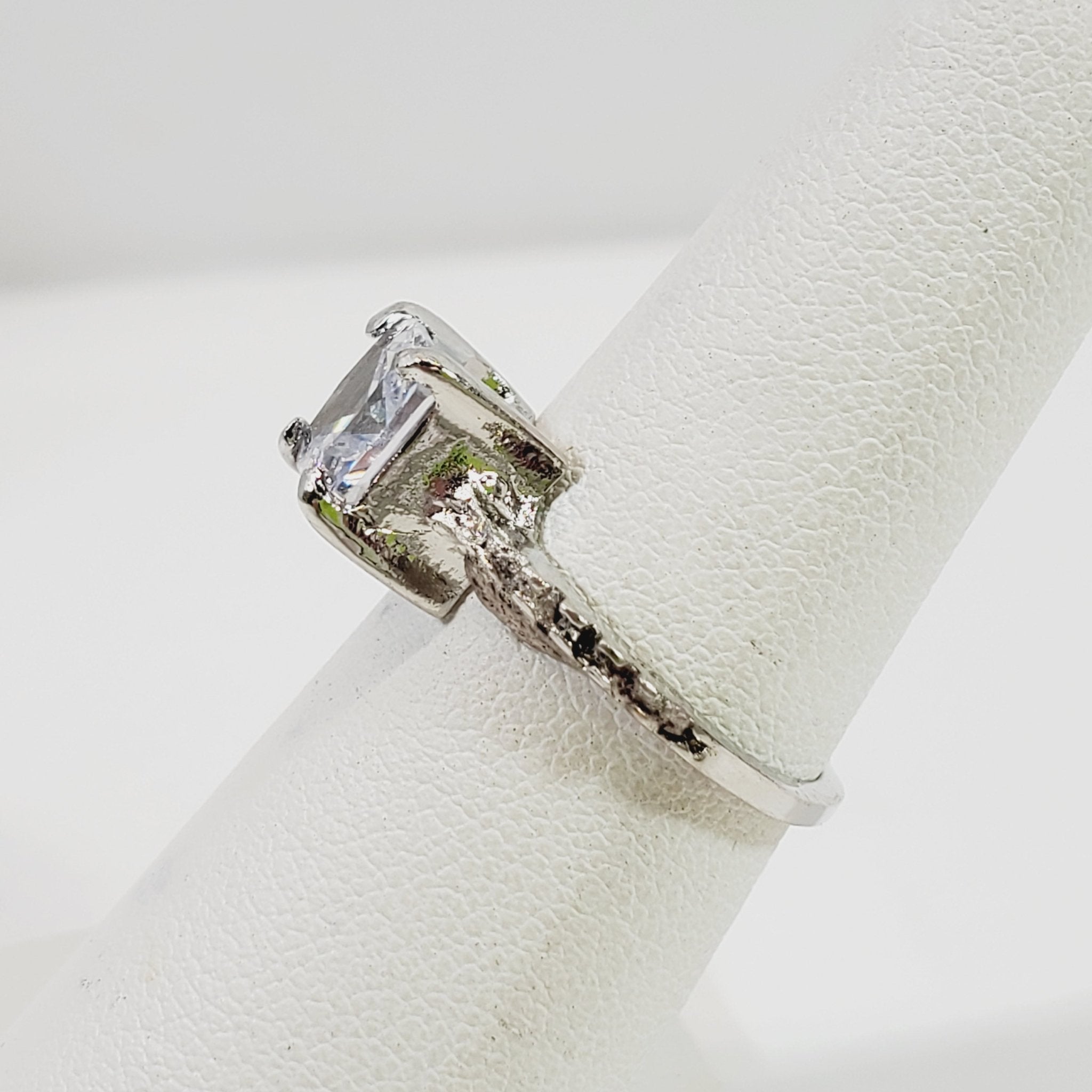 Crystal Ring Size 6 - Image 2