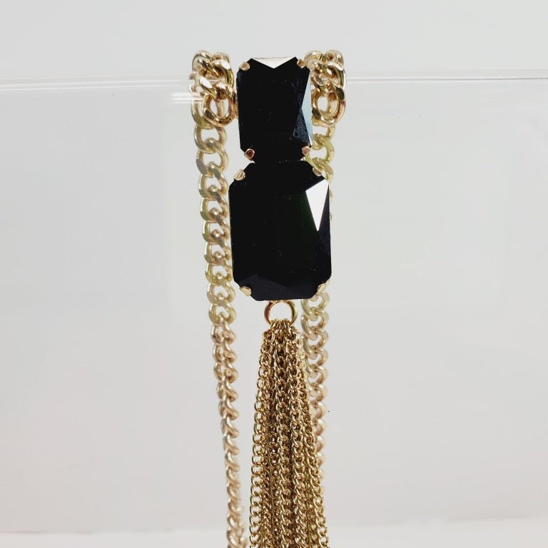 1980's Statement 16" Necklace with a 9" Pendant - Image 5