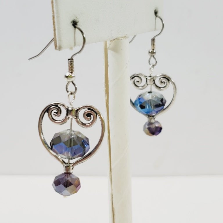 Heart Crystal Earrings