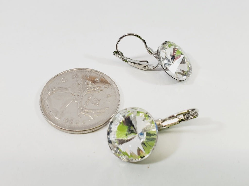 Crystal Pierced Earrings - Image 2