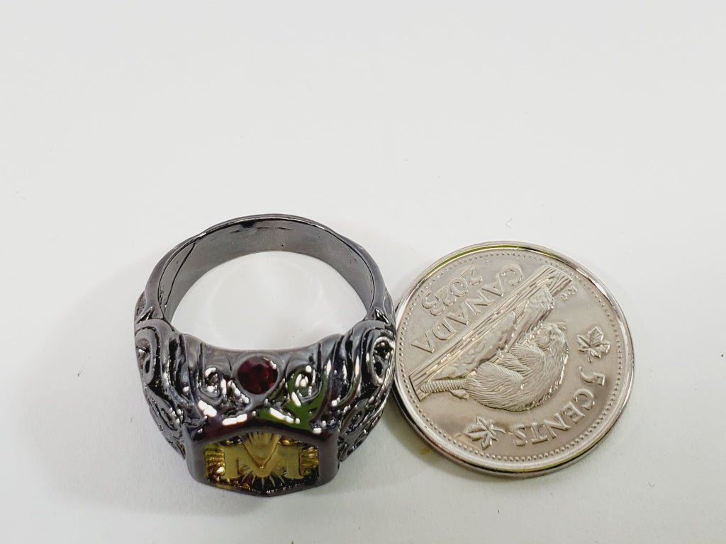 Monogrammed M Men's Ring Size 9 - Image 3