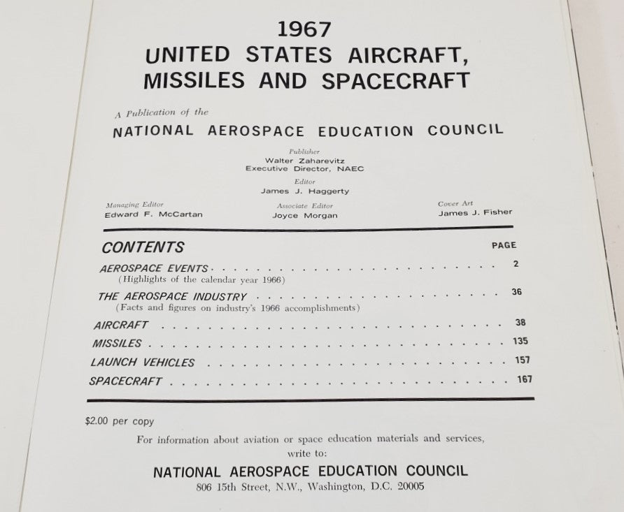 1967 United States Aircraft Missiles & Spacecraft - Image 5