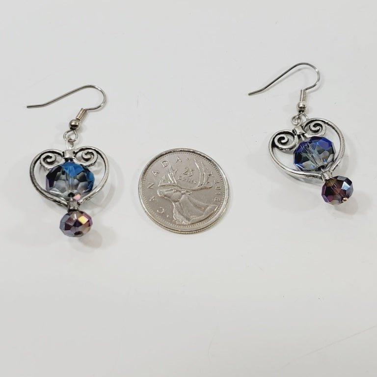 Heart Crystal Earrings - Image 3